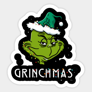 Merry Grinchmas Sticker